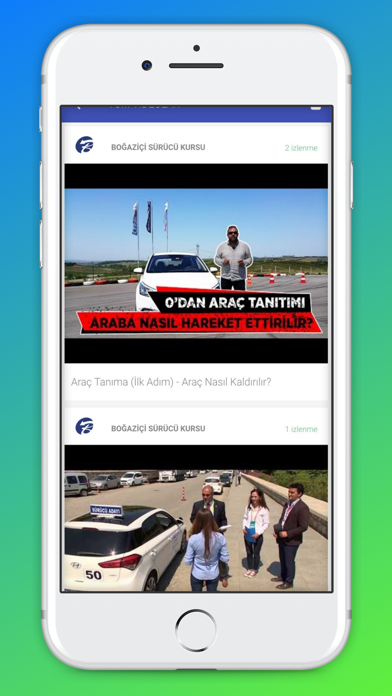 Boğaziçi Sürücü Kursları iPhone screenshot