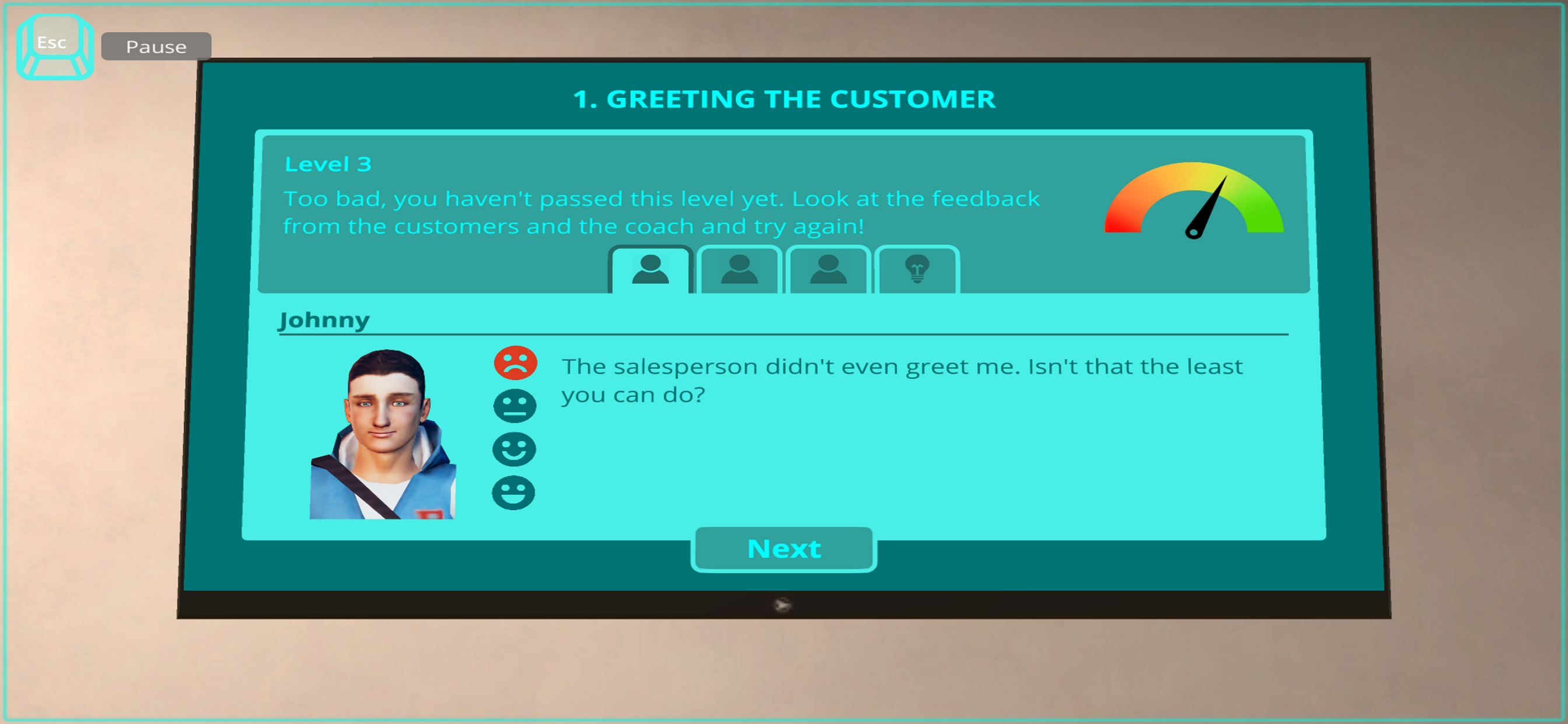 Customer Service Game