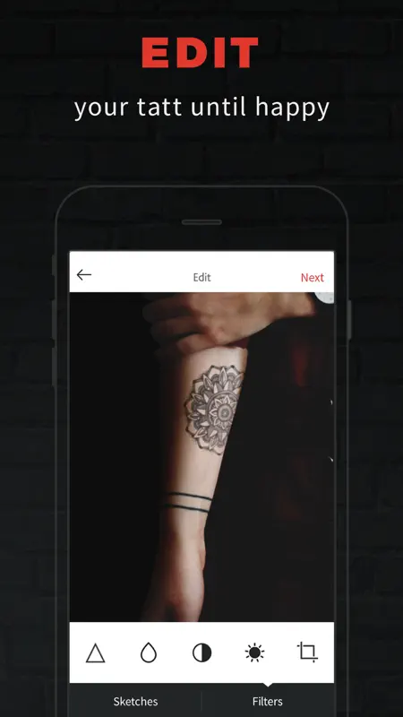 INKHUNTER PRO Tattoos try on screenshot 3 of 4