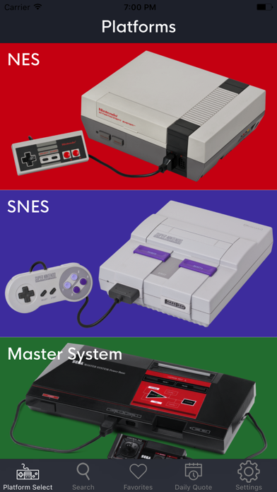 Game Quotes: Arcade, NES, SNES, Master System, Genesis screenshot 1