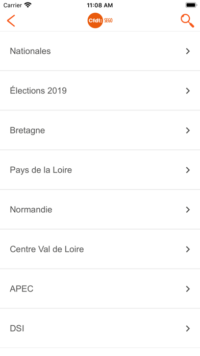 Screenshot #2 pour CFDT SEGO