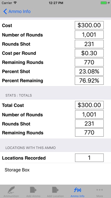 Ammo Inventory,Price per Round screenshot-3