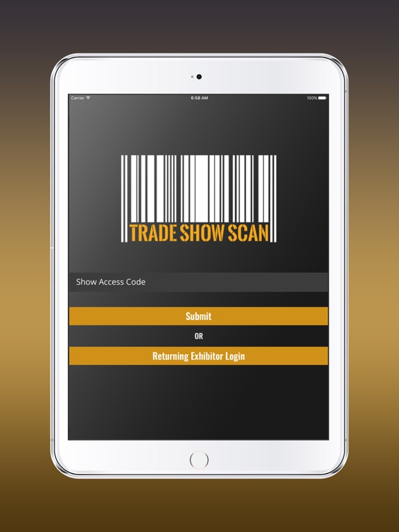 Trade Show Scan iPad screenshot 2 - Business app