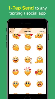 chatstickerz™ emoji stickers iphone screenshot 1