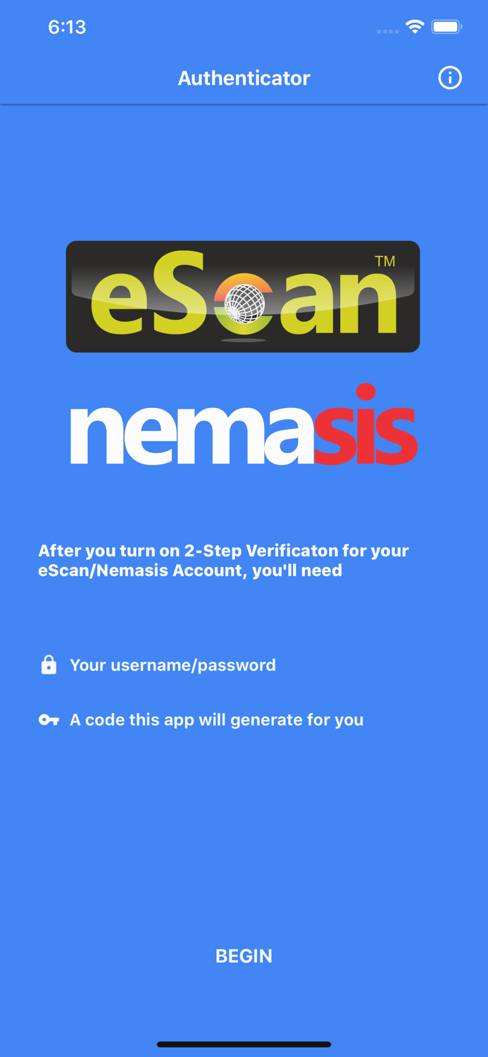 eScan Authenticator