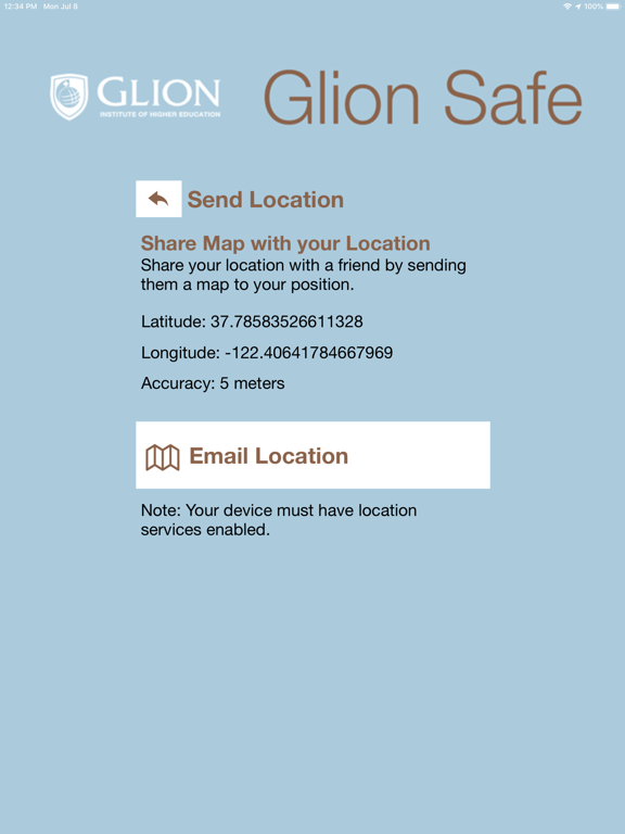 Glion Safe iPad screenshot 7 - Education app