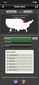 State Quiz screenshot #2 for iPhone