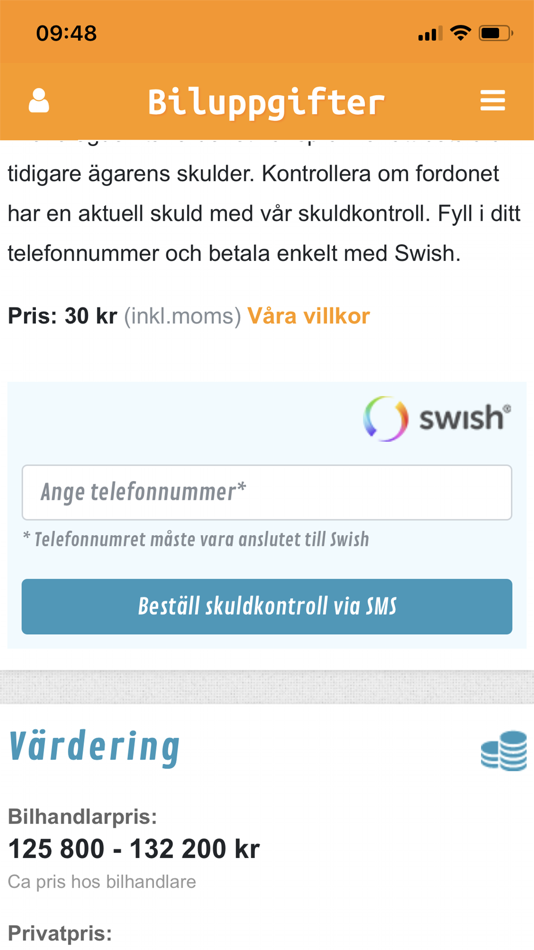 #6. Biluppgifter (iOS) 由: Biluppgifter Sverige AB