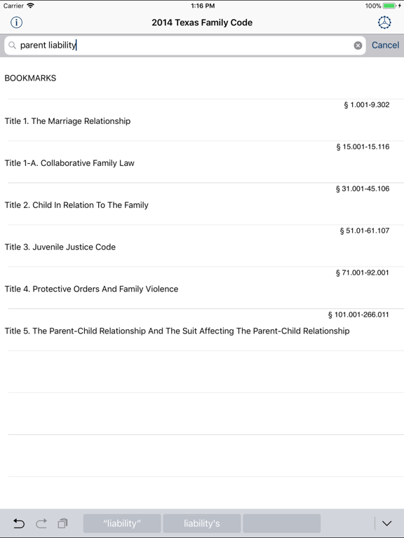 Screenshot #4 pour TX Family Code 2024