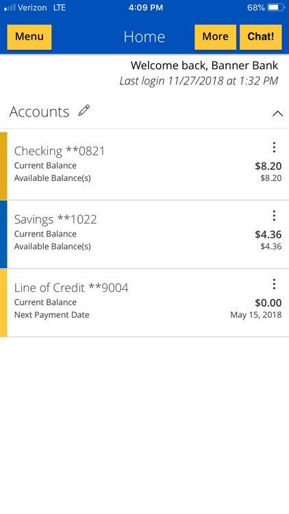 Banner Bank Mobile Banking App