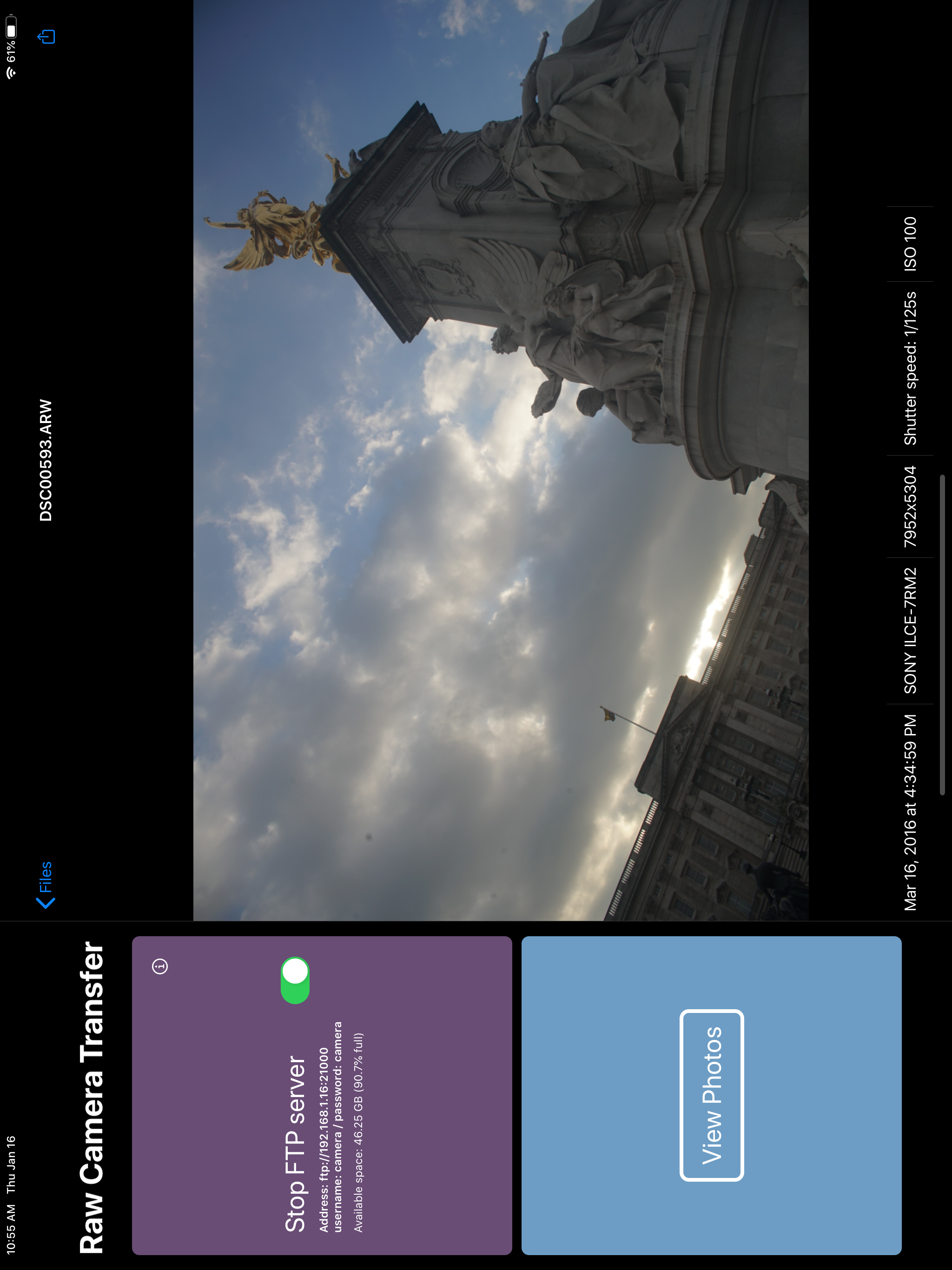 Raw Camera Transfer screenshot 4