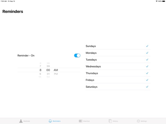 Lotus Bud Meditation Timer iPad screenshot