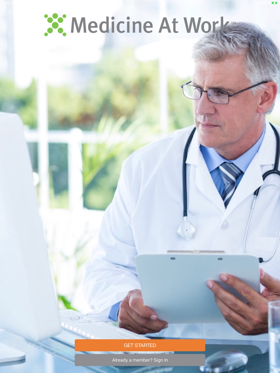 MedAtWork iPad screenshot 1 - Medical app