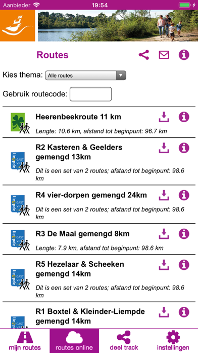 Routes in Het Groene Woud screenshot 2