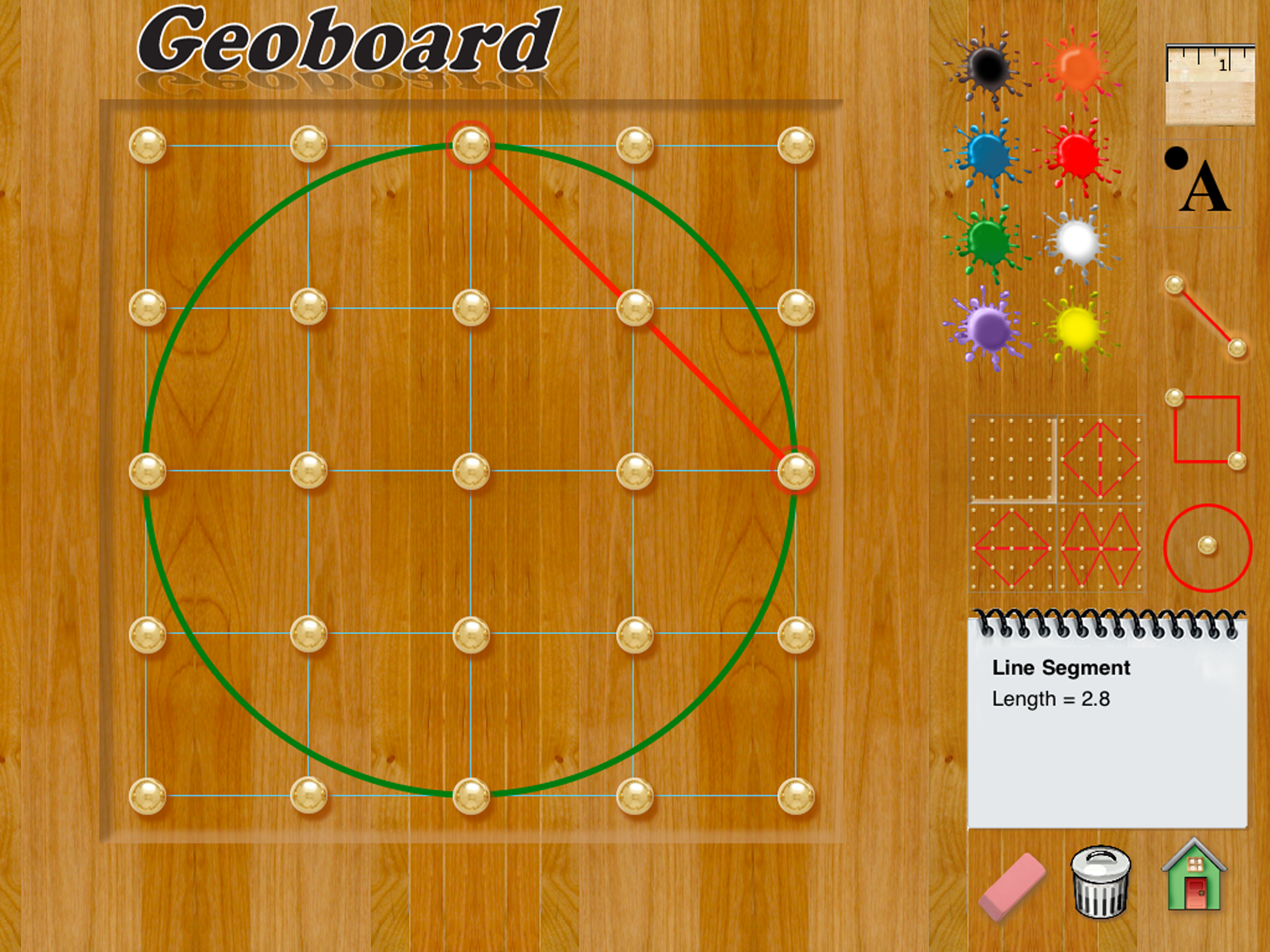 Hands-On Math Geoboard screenshot 4
