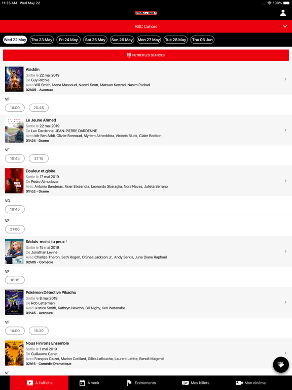 Screenshot #5 pour Cahors Cinémas