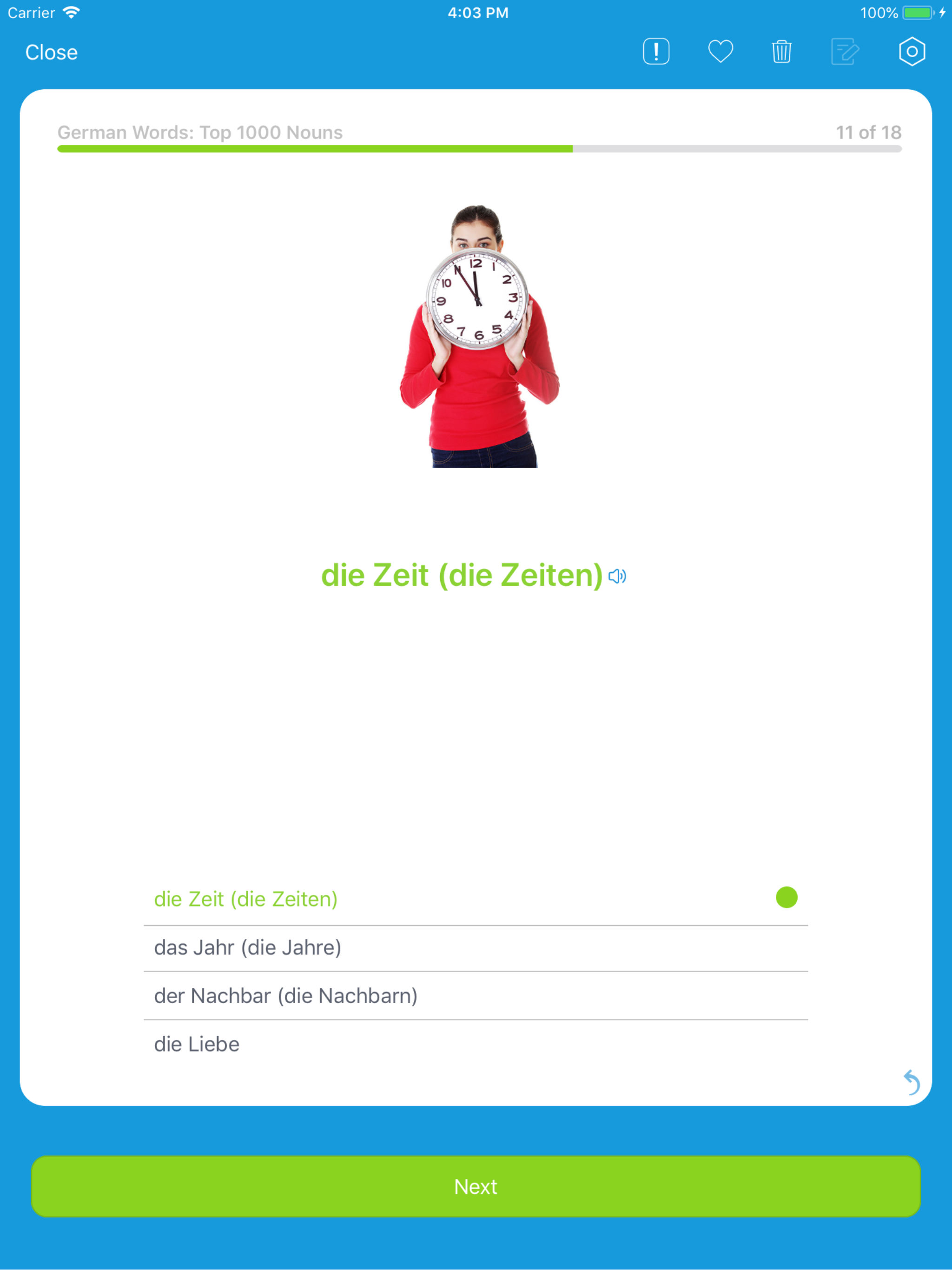 Learn German: VocApp Language screenshot 9