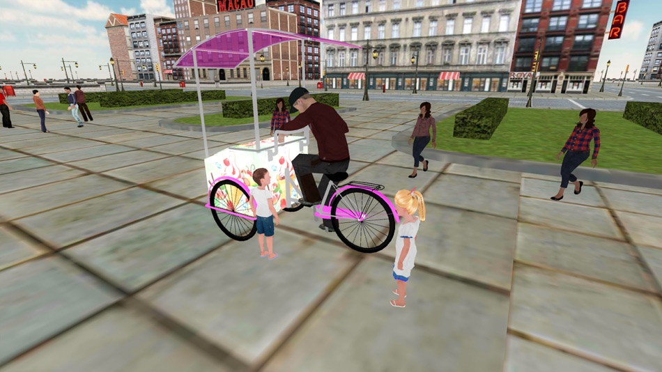 #3. Ice Cream Cart Delivery Boy 3D (iOS) 来自: Mohsin Usman
