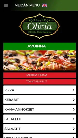 Olivia Ravintola screenshot 2