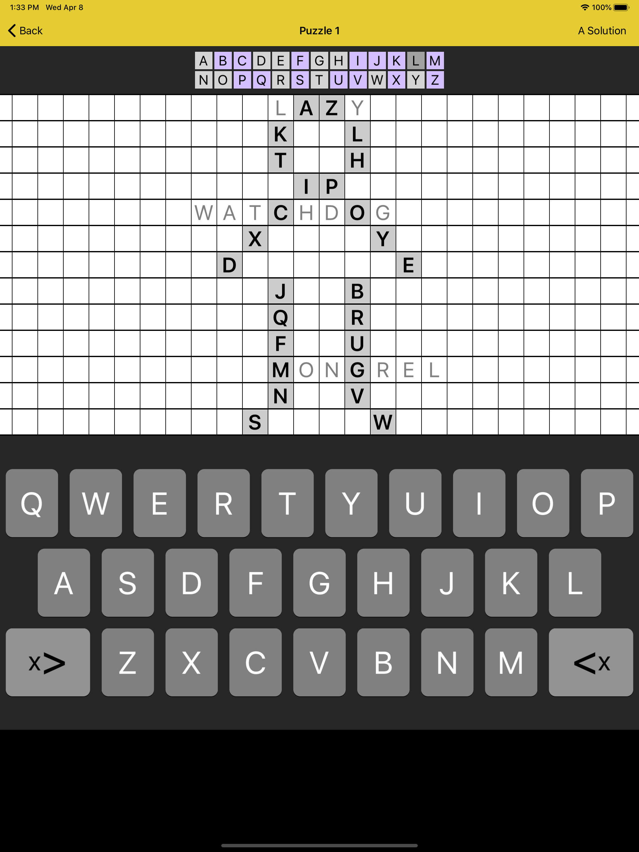 Lazy Dog Word Puzzle Volume 1 screenshot 12