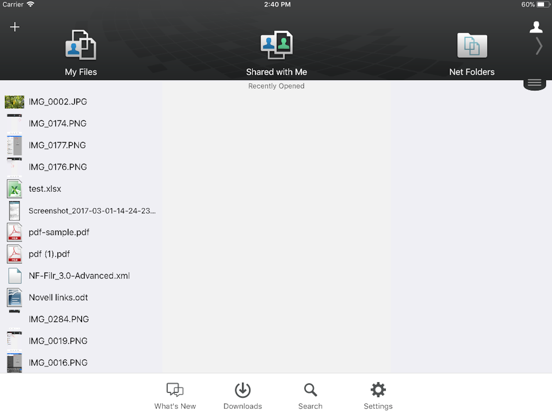 Screenshot #4 pour Micro Focus Filr