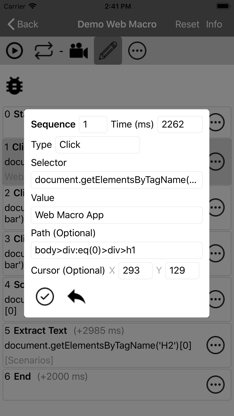 Web Macro Bot: Record & Replay screenshot 6