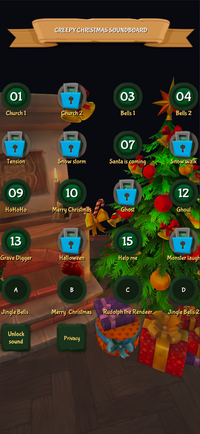 Creepy Christmas Soundboard