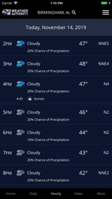 3340 Weather screenshot