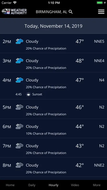 3340 Weather screenshot 2 of 3