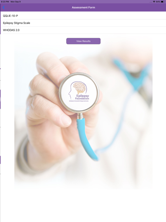Epilepsy Foundation iPad screenshot