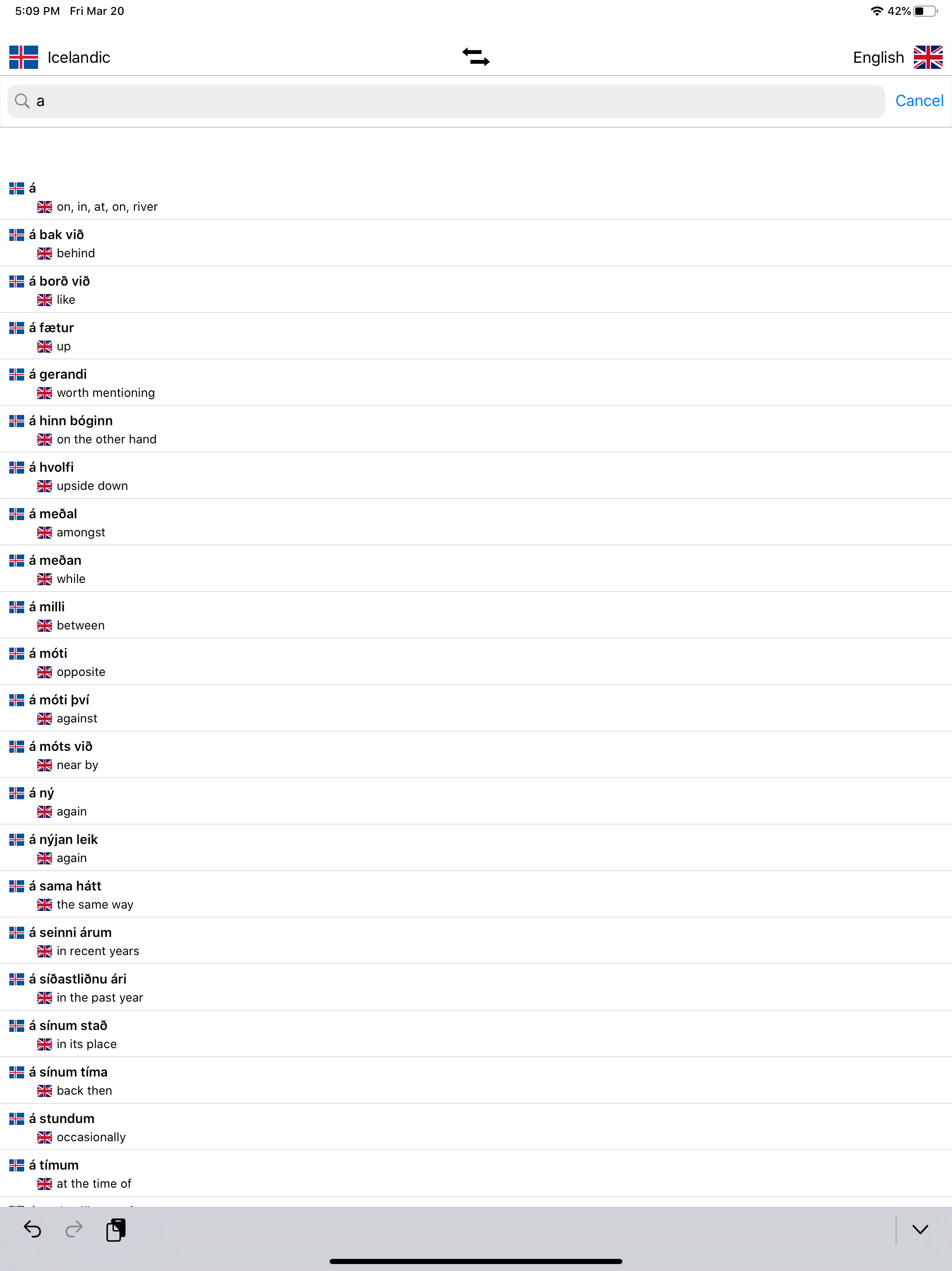 Icelandic-English Dictionary