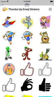thumbs up emoji stickers iphone screenshot 4