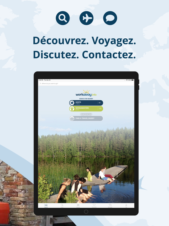 Screenshot #5 pour App de voyage Workaway