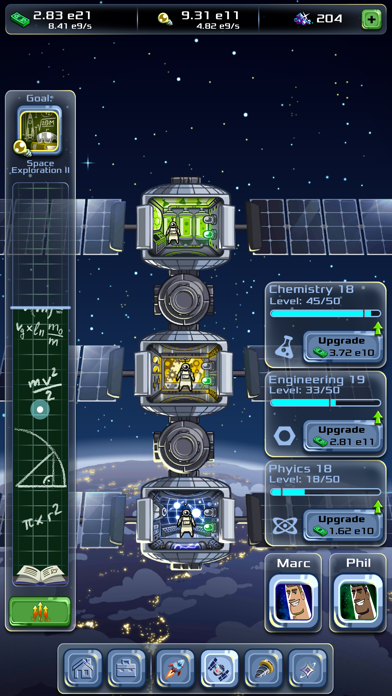 Idle Space Company Screenshot