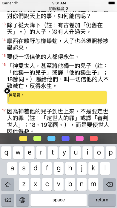 聖經工具(新約版) iPhone screenshot 5 - Reference app