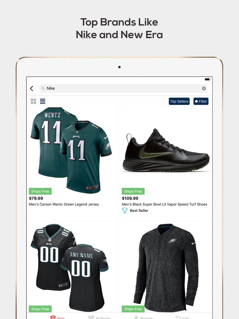 【图】Fanatics NFL Shop(截图3) 【图】Fanatics NFL Shop(截图3)