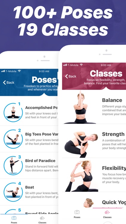 Yoga - Poses & Classes at Home