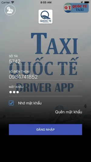 Taxi Quốc Tế Driver screenshot 1