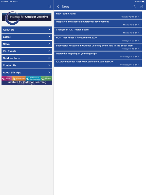 Screenshot #6 pour Institute for Outdoor Learning