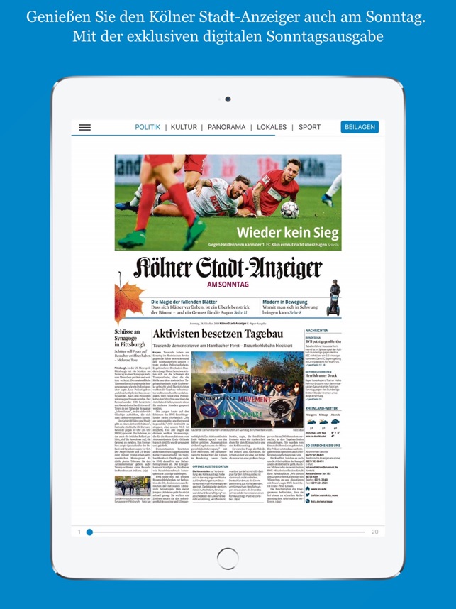 Kolner Stadt Anzeiger E Paper Im App Store
