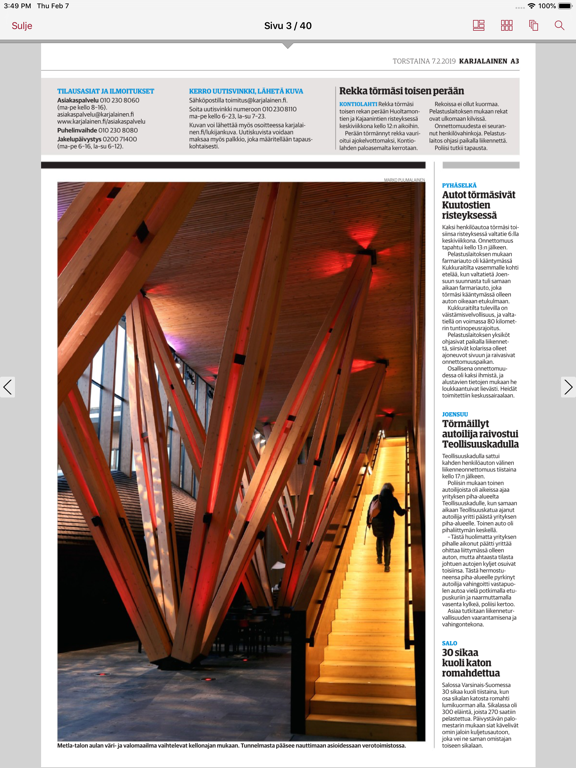 Screenshot #4 pour PKK Paikallislehdet