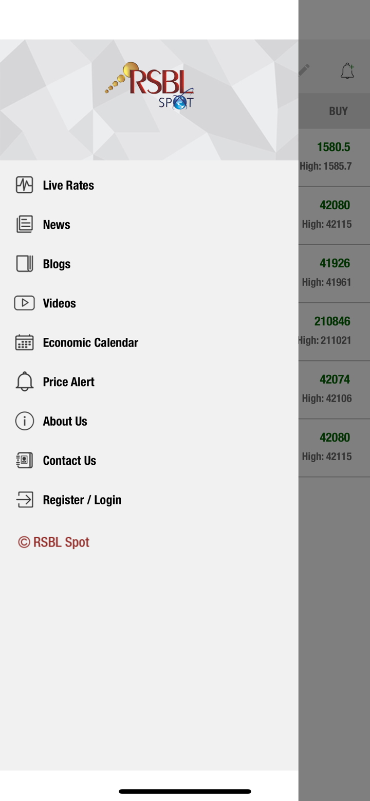 RSBL SPOT - Gold Silver Prices screenshot 2