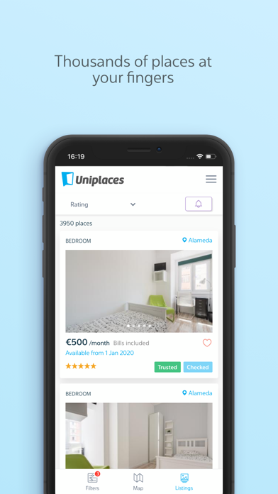 Screenshot #1 pour Uniplaces