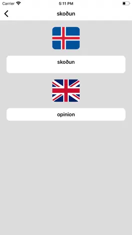 Game screenshot Icelandic-English Dictionary apk