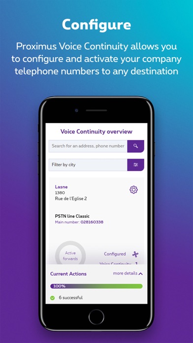 Voice Continuity Screenshot