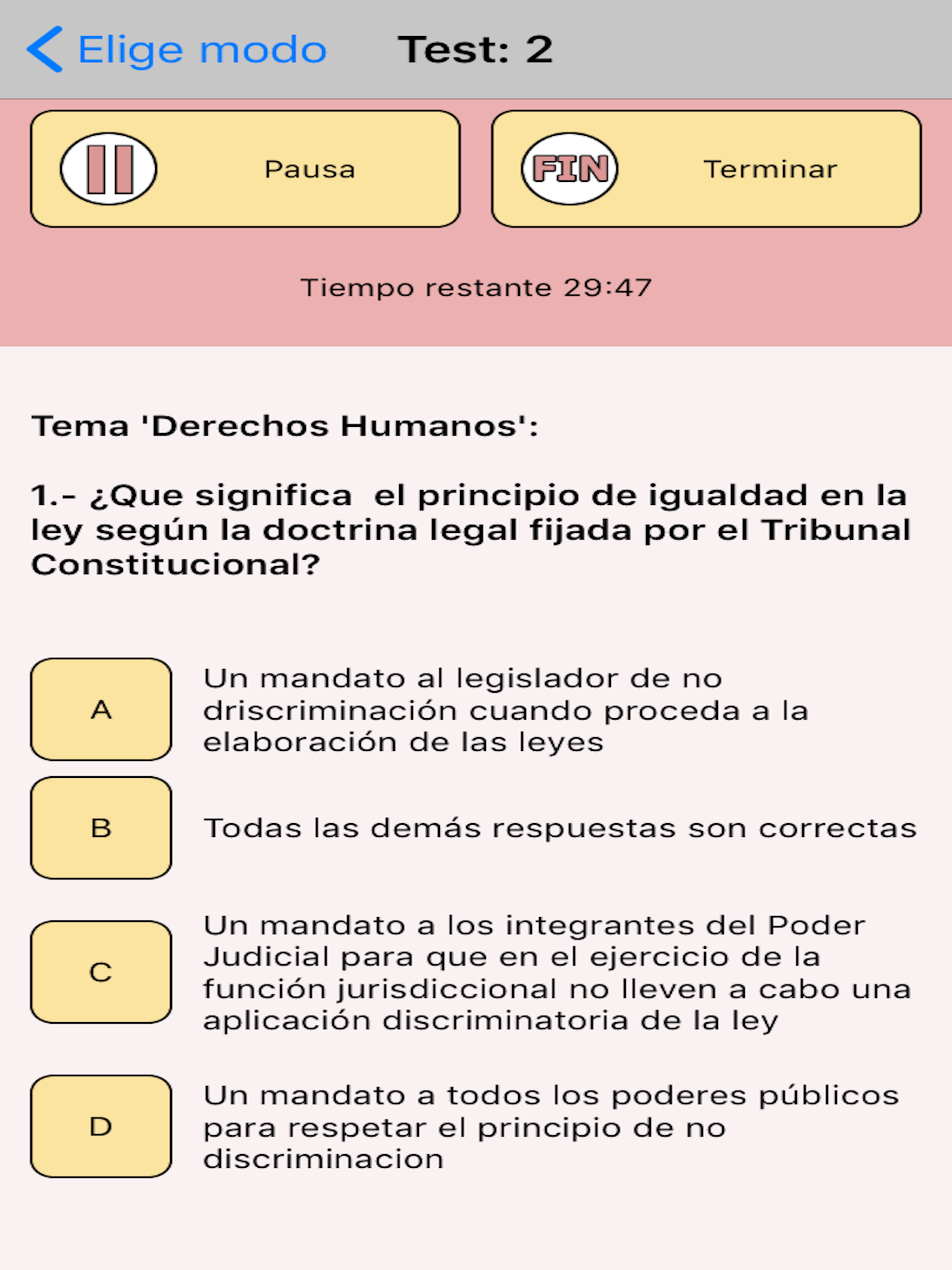TestOpos Policia Nacional
