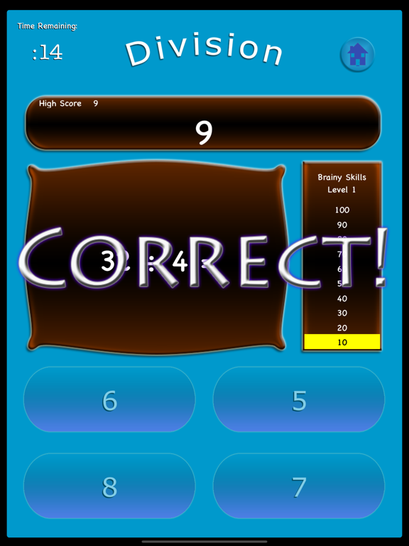 Brainy Skills Multiply Divide iPad screenshot