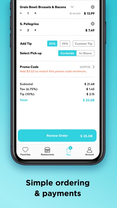 SWIPEBY - Curbside Takeout Screenshot