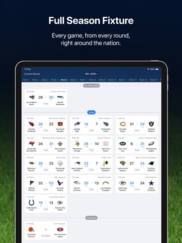 NFL Live for iPad: Live scoresのおすすめ画像4