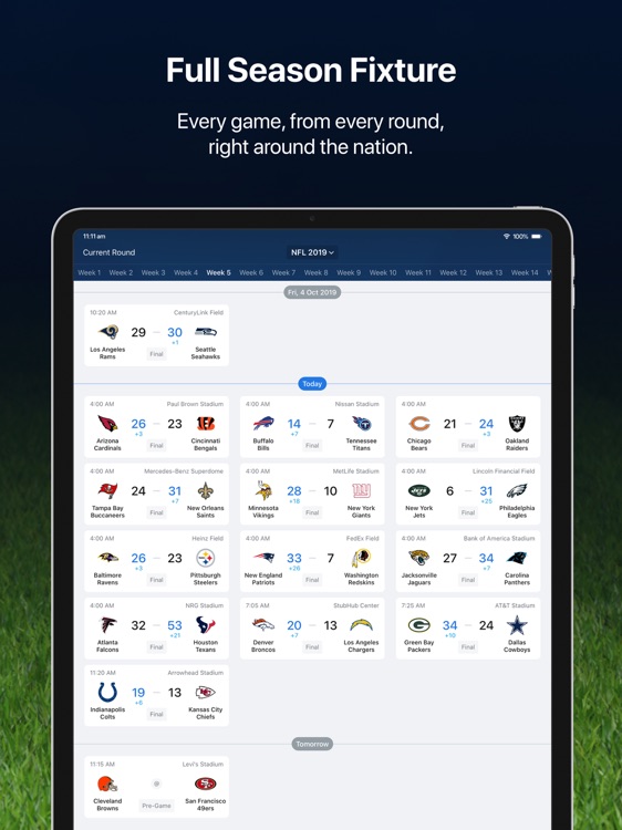 Pro Football Live for iPad screenshot-3